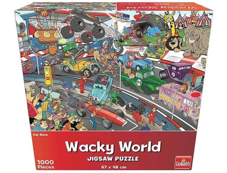 Puzzle GOLIATH Wacky World Carrera De Coches (Edad MÁÂÁÂÁÂÁ nima: 7 AÁÂÁÂÁÂÁ±os)