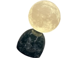 1 Juego De Luz Nocturna Con Estampado De Luna Para Dormitorio, Iluminación Suave Y Decorativa Con Base.