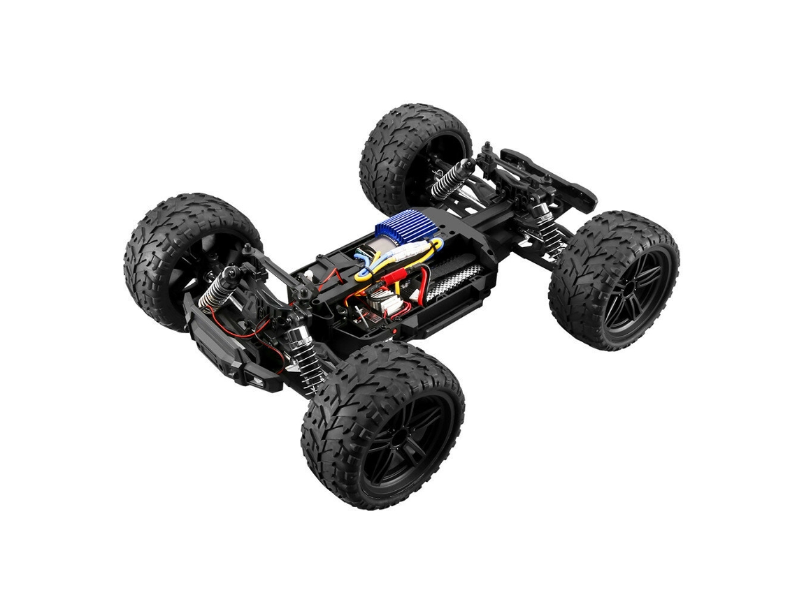 Dos Bateríasflyhal Hbx Fc610 Rtr 1/10 2.4g 4wd 46km/h Coche Rc Led Escobillas Camión Grande Juguetes Regalo Niños