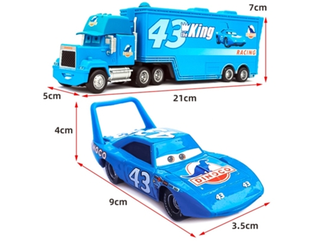 Set takara tomy pixar car 3 jackson mack uncle truck 1:55 diecast metal car model toy boy christmas gift