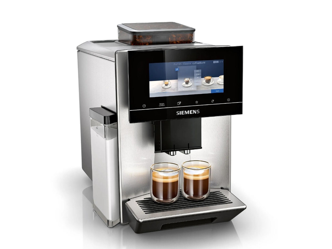 Cafetera Superautomática SIEMENS TQ903R03 Negro Acero Sí 1500 W 2 Tazas