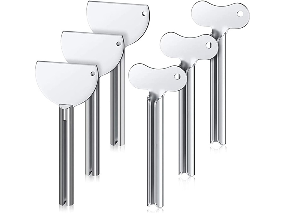 6 Exprimidores Tubo De Acero Inoxidable, Para Baño/cocina/estudio