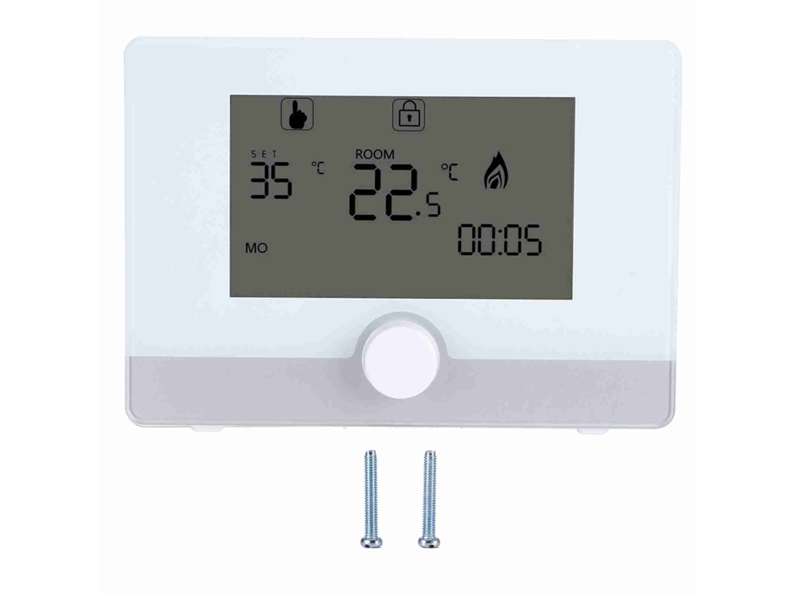 Termostato programable para control de temperatura en calefacción
