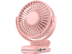 Ventilador De Escritorio Usb Pequeño Portátil Con Clip 3 Velocidades Potente Flujo Aire Rotación 720°