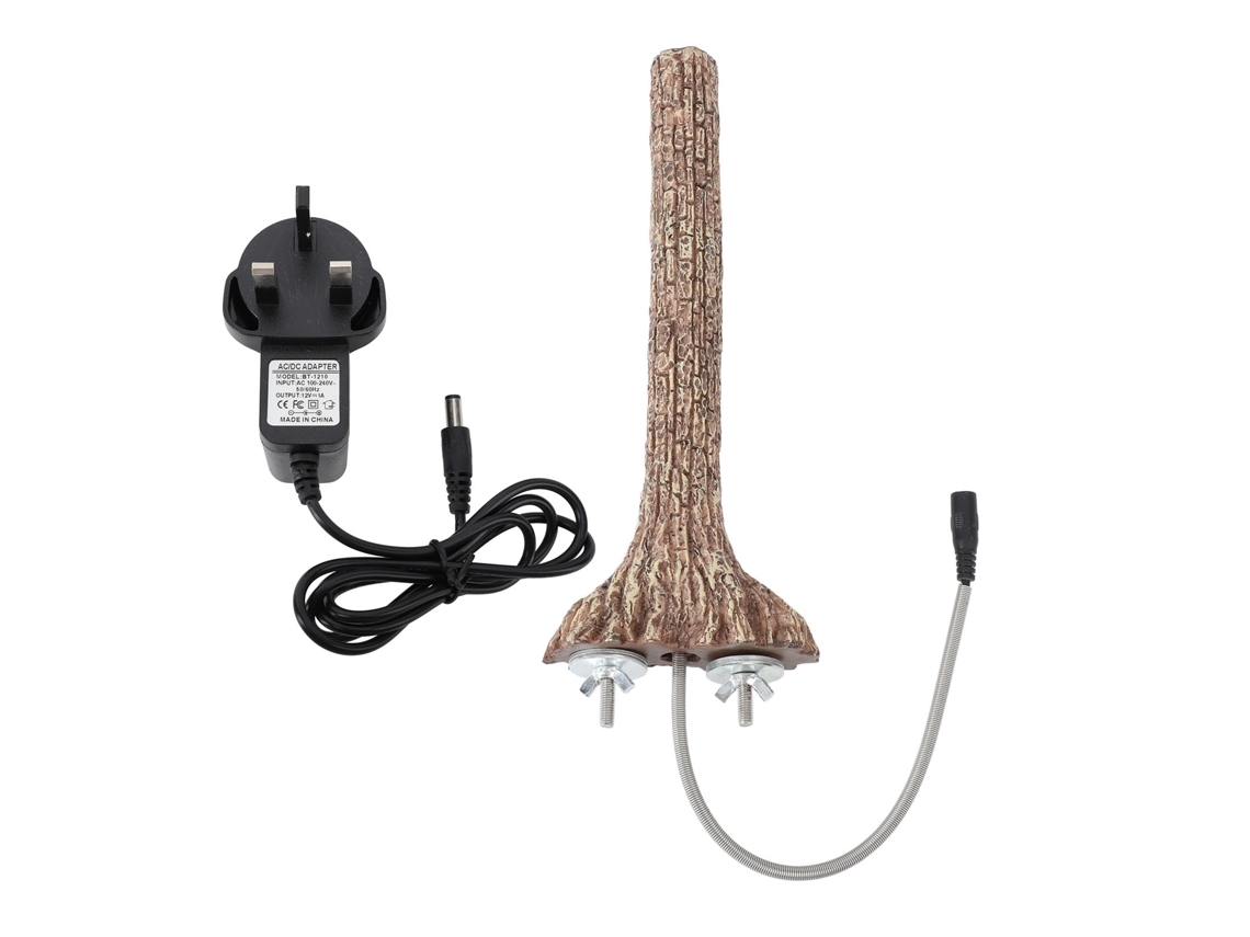 Percha Calefactable Para Pájaros Con Termostato De 5 W, Ajustable Para Loros Y Hámsteres, 100-240 V, Enchufe Británico.
