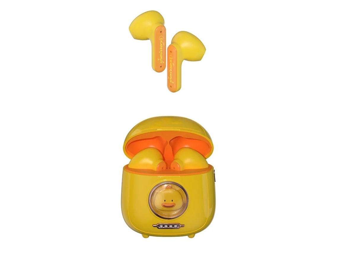 Auriculares Carregamento Tipo Embutido Yizhood True Wireless Bluetooth Amarillo