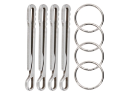 Mali acessório de Suspensão Rápida Carabiner com Anel de Chaves Ferramenta Edc Equipamento Outdoor