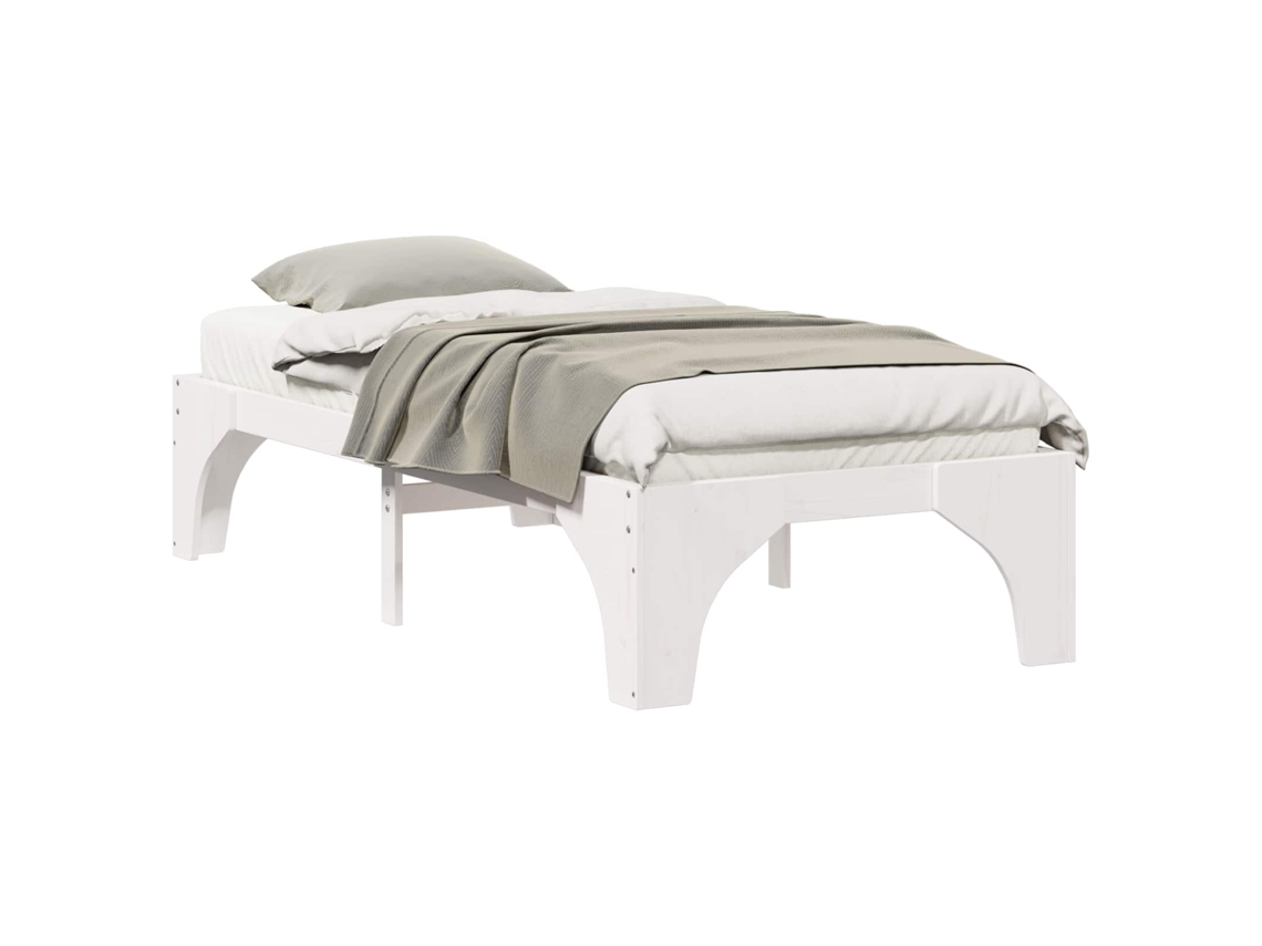 Maison Exclusive - Estructura De Cama 75 X 190 Cm Madera De Pino Macizo