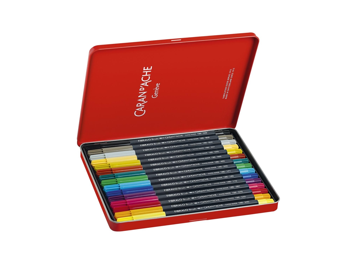 Cepillo CARAN D'ACHE Fibralo Caixa Met.C/15 Núcleos