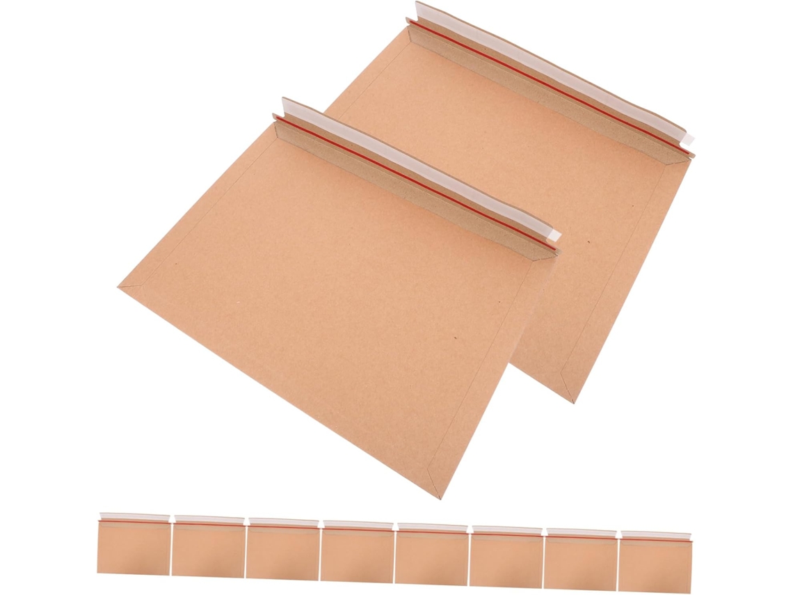 Juego De 30 Sobres Rígidos Kraft Autoadhesivos Para Invitaciones, Documentos Y Paquetes Pequeños.