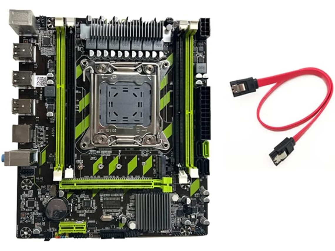 Placa Base X79g, Soporte Para Cable Pcb Lga2011, 4 Ranuras De Ram Recc Ddr3, M.2 Nvme Pci-e X16, 6 Puertos Usb 2.0.