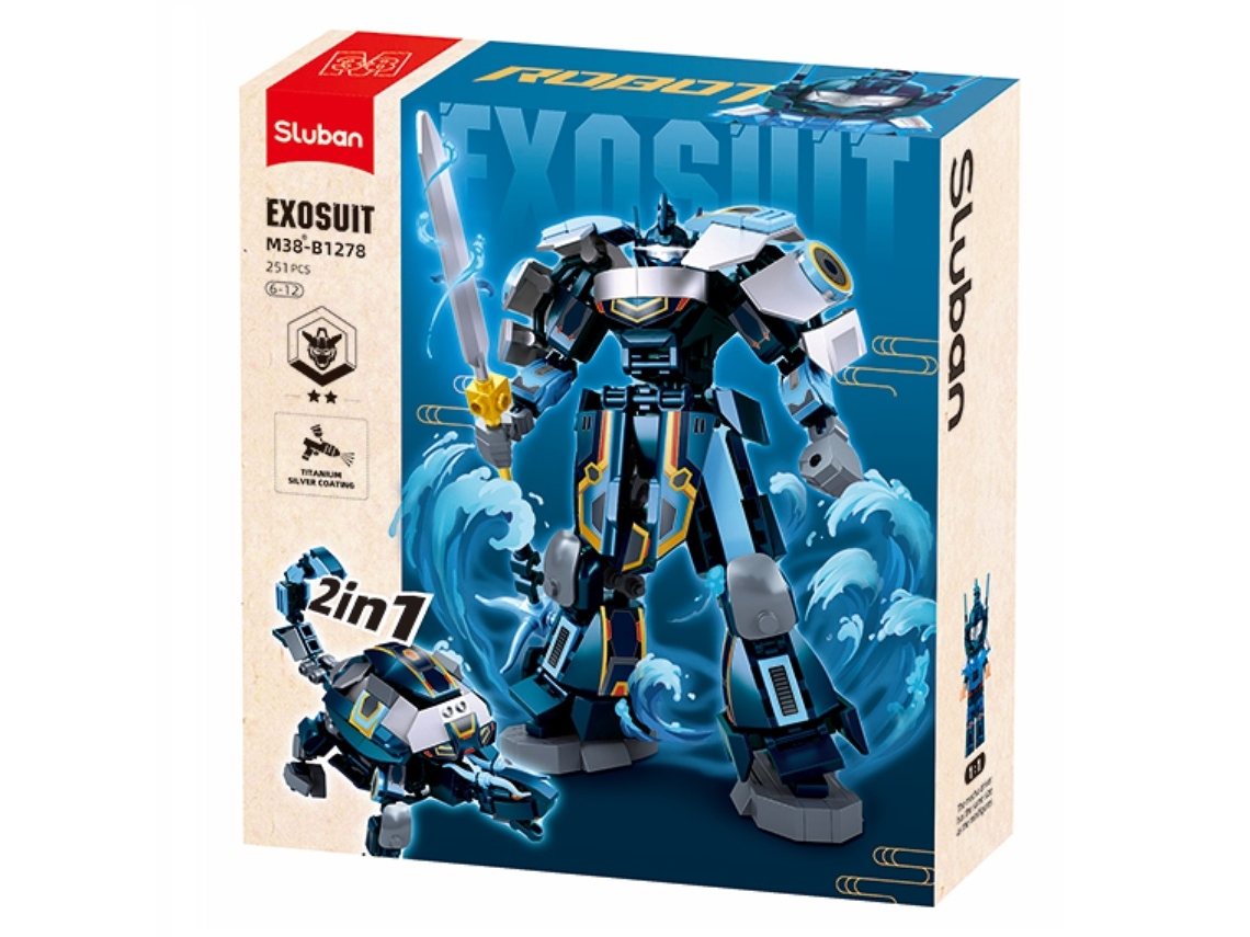 Robot Pr Mecha 2in1 Blue Grey
