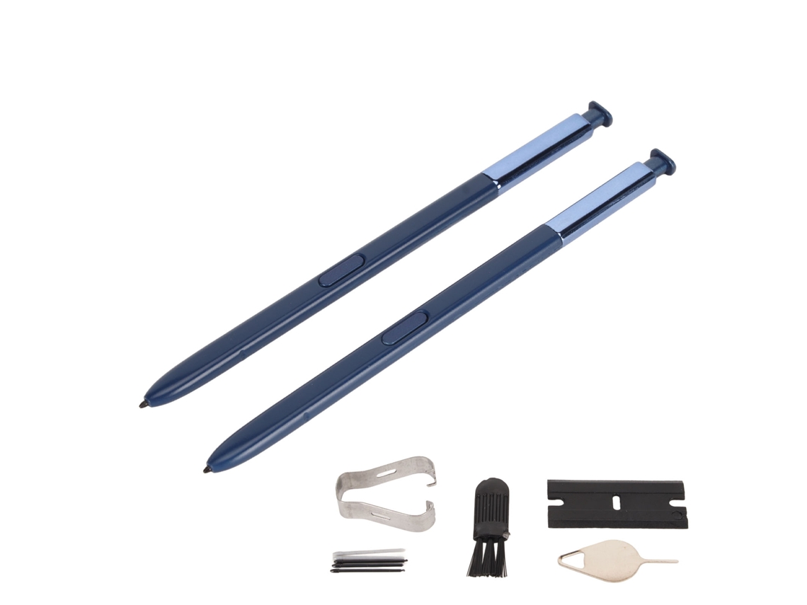 2pcs Caneta Estilográfica Para Samsung Galaxy Note 8 Substituição Com Pontas E Pino De Ejeção Azul