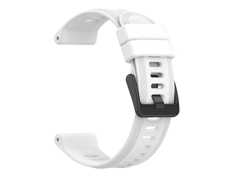 Correa De Reloj Inteligente Para Garmin Fenix 5 22 Mm Correa De Reloj De Silicona De Color Sólido Blanco VENISYMLIS