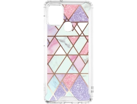 Carcasa Samsung Galaxy A21s AVIZAR Híbrido con Esquinas Reforzadas Blanco