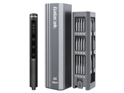 Juego De Destornilladores Eléctricos De Precisión, Incluye 42 Accesorios Magnéticos Y 5 Configuraciones De Torque.