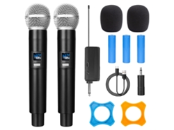 Micrófono inalámbrico portátil Yuysan, 1 a 2 (UHF)