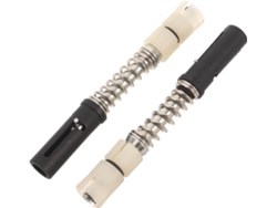 Tubo de expansión de 2 piezas para bastones de senderismo, de plástico y metal.