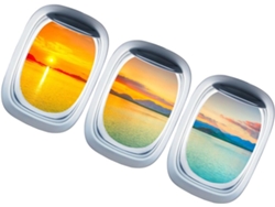1 Pegatina De Pared Con Paisaje Marino Al Atardecer Para Niños Y Niñas, Removible Y Autoadhesiva.