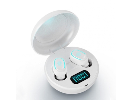 Auriculares Bluetooth True Wireless A10 Compatible con los auriculares Dual Ear Power Display Earbuds In-Ear Touch Sports White