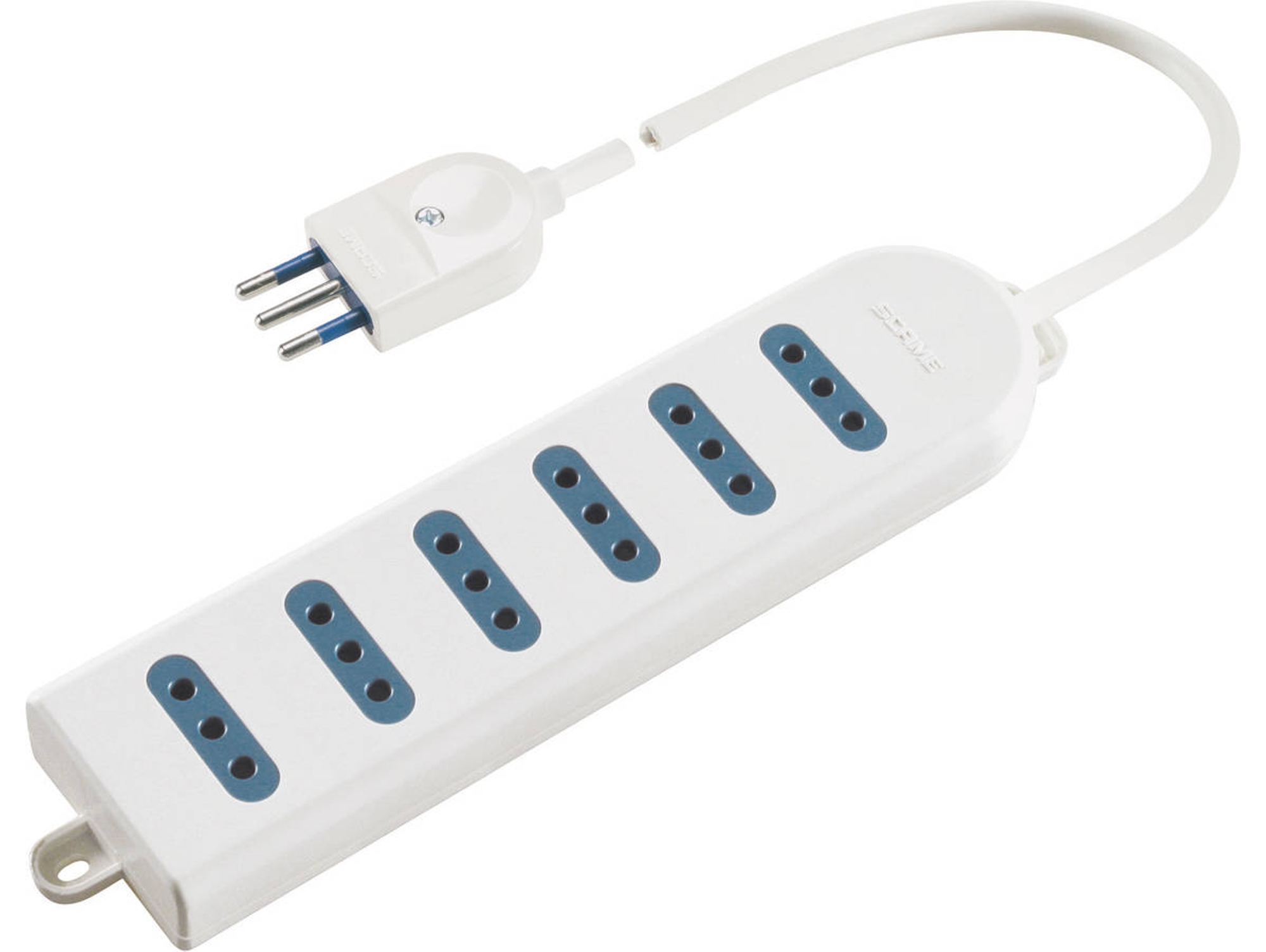 Base Eléctrica  POLY POOL PP0396Q 6 enchufes Blanco 1,5 m
