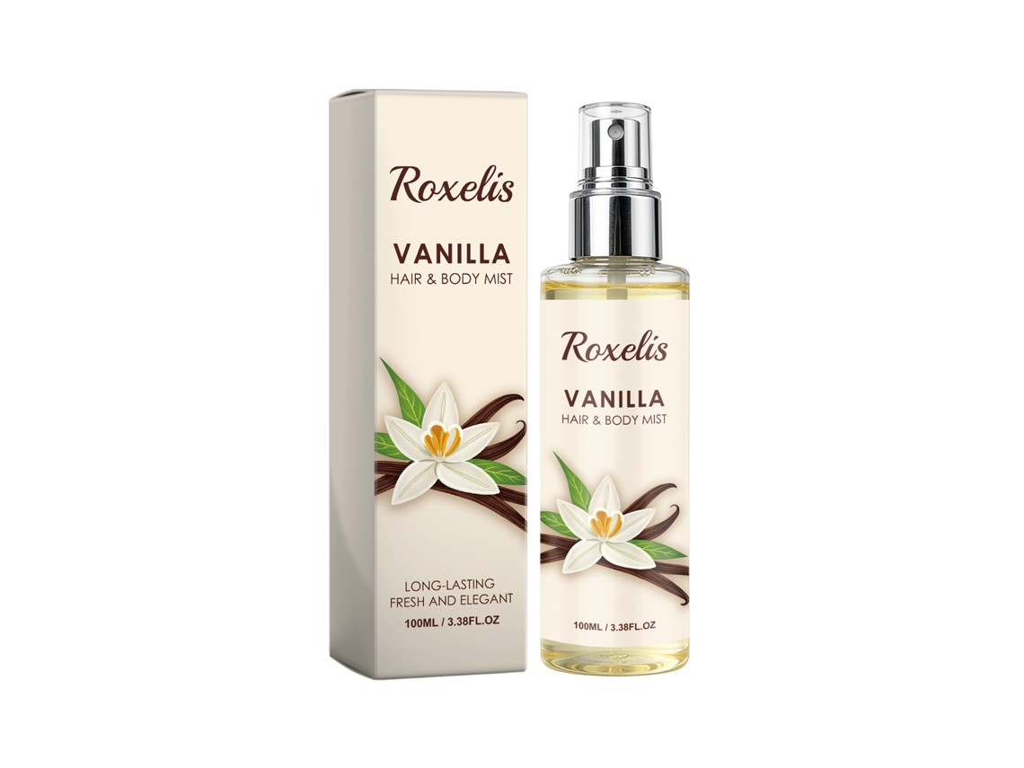 Perfume fresco natural de larga duración con vainilla de Roxelis