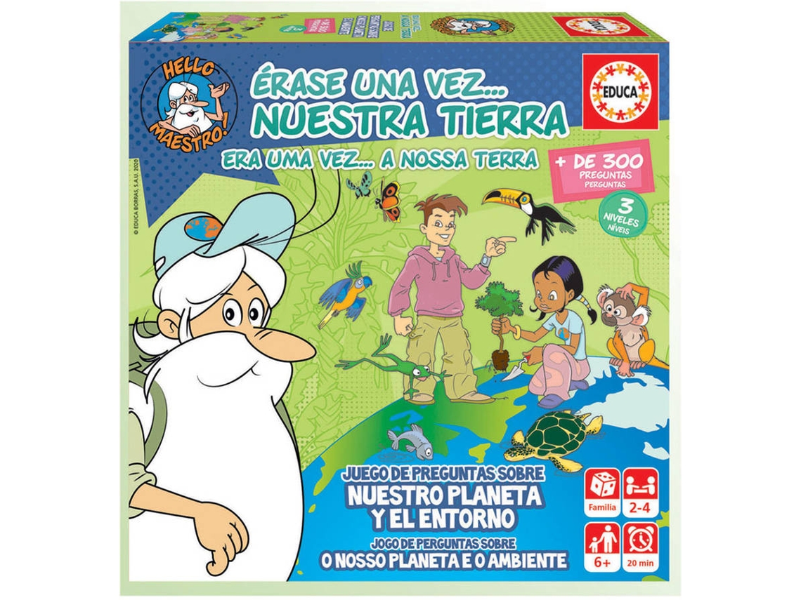 Juego de Mesa EDUCA Érase una Vez… Nuestra Terra (Edad Mínima: 6 Años - Dificultad: Baja)