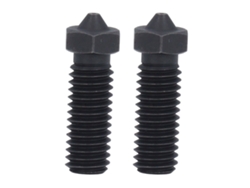 2 Piezas Boquillas De Acero Templado 3 Orificios Para Filamento 1.75mm Impresora 3d Sidewinder X X2 0.6mm