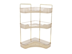 Organizador de maquillaje de 3 niveles para la esquina del baño - Diseño estético