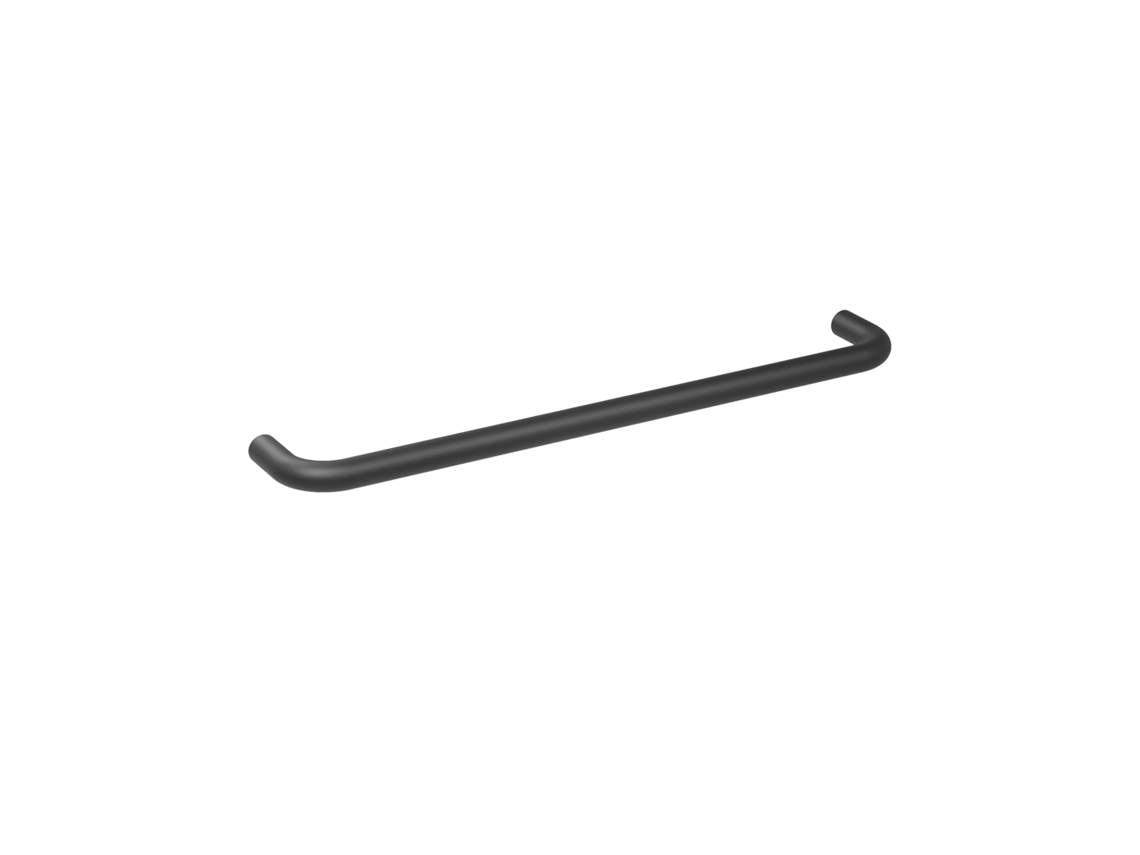 Tirador Para Mueble De Acero Inoxidable Distancia Entre Ejes De 224 Mm Barniz Negro Mate Lote De 25