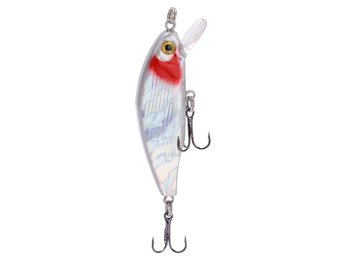 Señuelo De Pesca Con Color Llamativo Y Anzuelo Para Agua Dulce Y Salada, Número 8, 5 Cm, Fabricado En Plástico Abs.