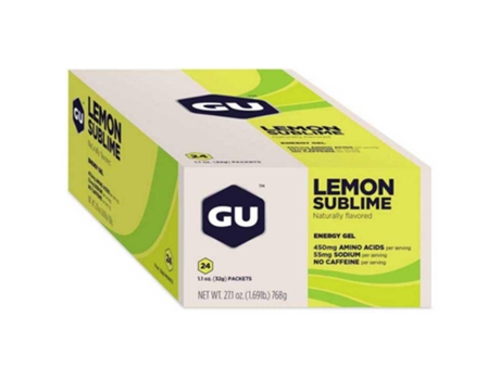 Complemento Alimentar GU Gu 24 Sublime Limão Sublime Caixa Géis Energia