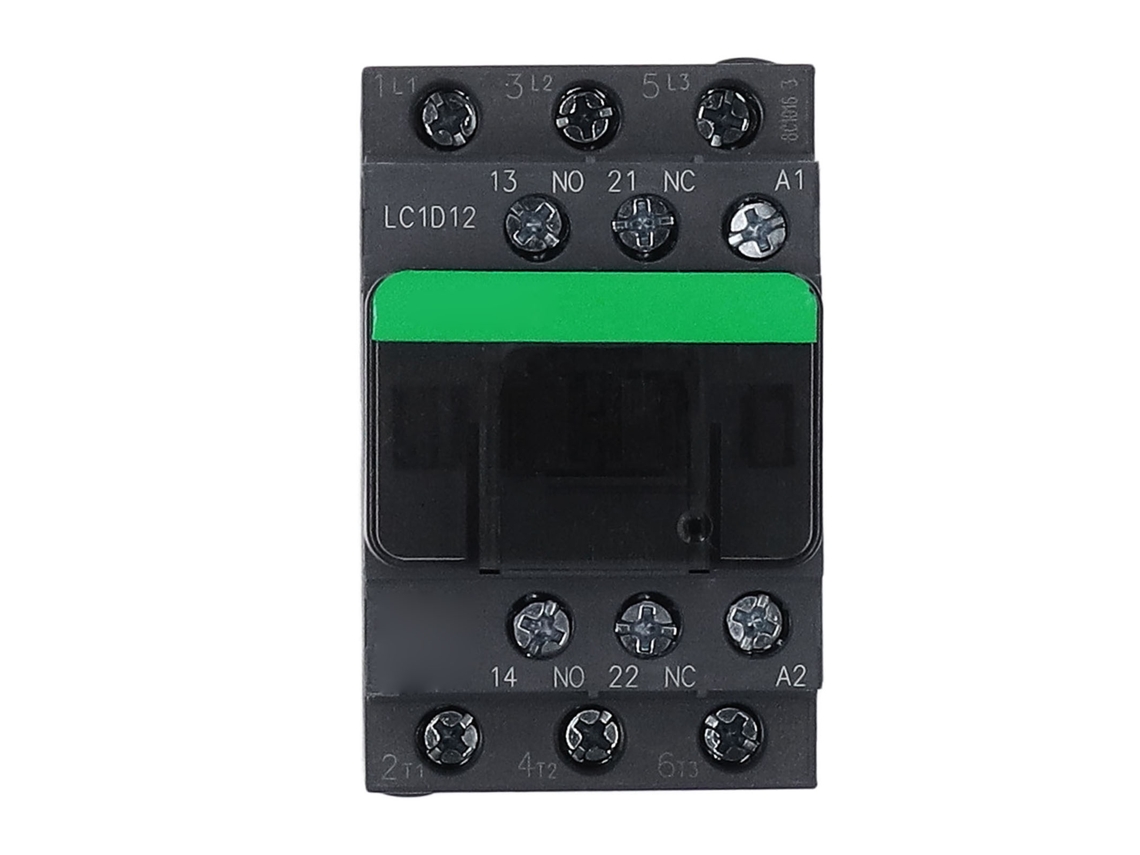Contacto Ac De Baja Tensión 1no 1nc 12a 380v Controlador De Interruptor Para Equipos Eléctricos 24v