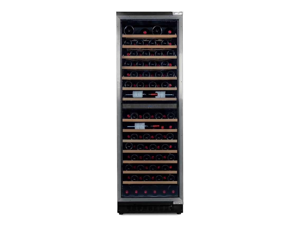 Vinobox 120 Deco Vinoteca Empotrable 120 Botellas 2 Zonas G Negro Climadiff