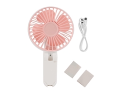 Ventiladores Mini USB Portátiles de Mesa Rosa Verano