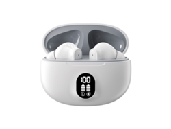 Auriculares Bluetooth Tws (blancos) Con Pantalla Led Táctil, Inalámbricos