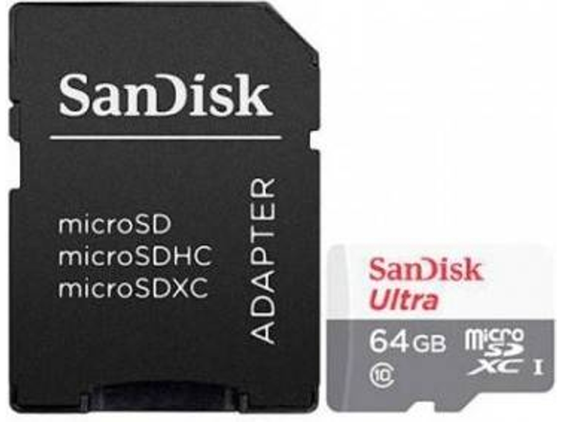 Tarjeta de Memória SANDISK Ultra Micro SDXC (64 GB - 100 MB/s)