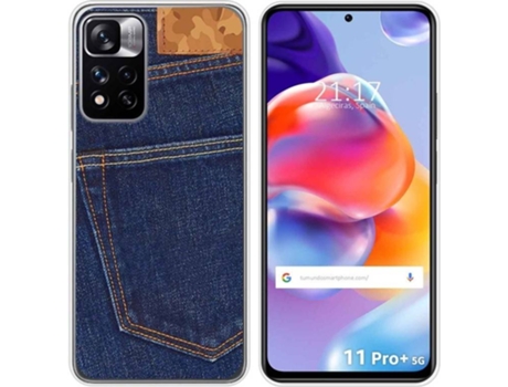 Carcasa para Xiaomi Redmi Note 11 Pro+ Plus 5G TUMUNDOSMARTPHONE Dibujos Vaquero Multicolor