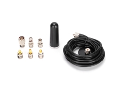Antena Mini Para Coche De Doble Frecuencia Con Adaptadores De Cable De 5 M Y Ventosa Para Diferentes Aplicações E Usos