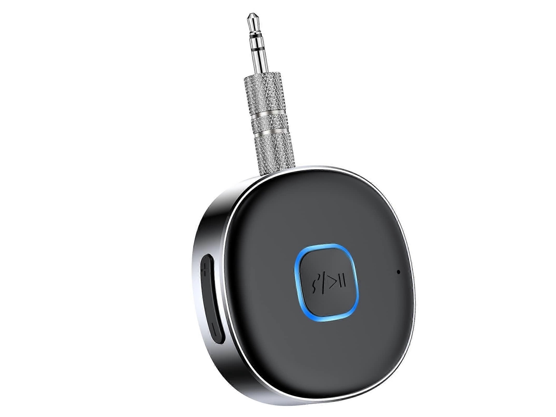Receptor Bluetooth, receptor auxiliar Bluetooth, adaptador auxiliar portátil de 3,5 mm para vehículo, Bluetooth 5.0 Rosewell