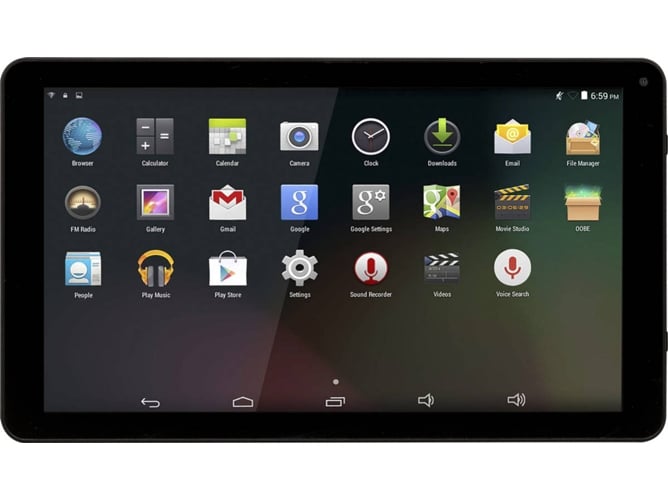 Tablet DENVER TAQ-10285 (10.1'' - 64 GB - 1 GB RAM - Wi-Fi - Negro)