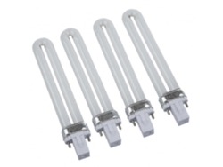 4 pack 9w Uv Lamp Bulbs For Gel Nail Curing Dryer Replacement GOKOCO