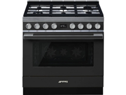 Cocina SMEG CPF9GPAN (115 L - Eléctrico y Gas Natural - Negro)