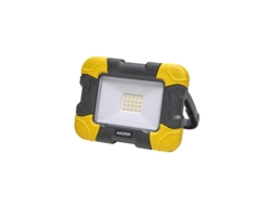 Foco led plano recargable  10 watt. 800 lumenes luz blanca 4000 k protección ip44. portatil proyector led obras