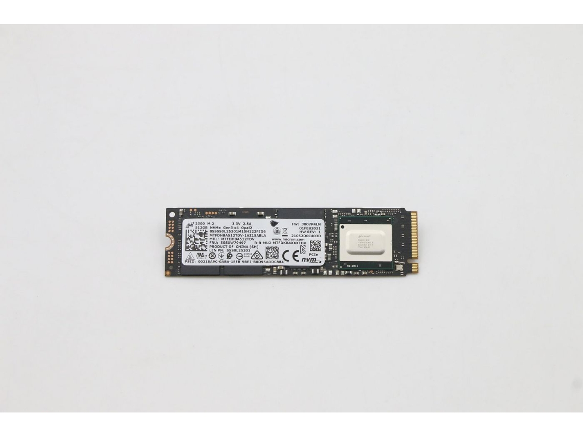 SSD M.2 2280 PCIe NVME de 512 GB Lenovo