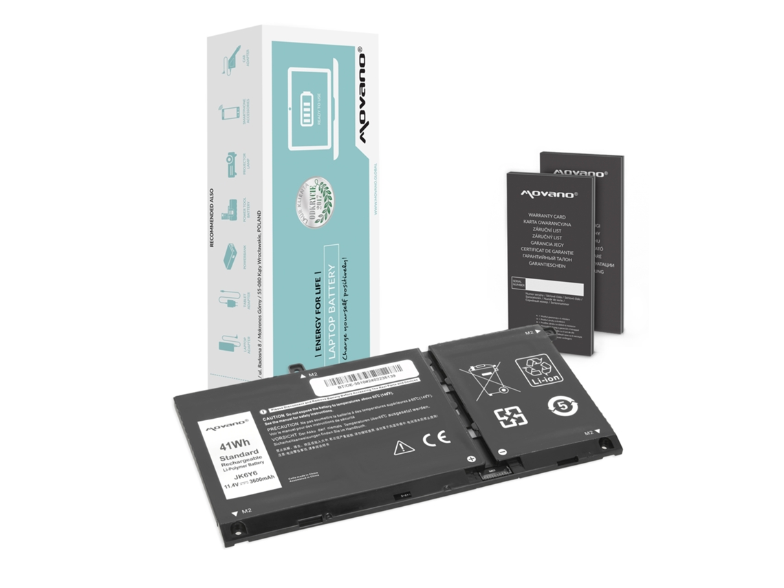 Batería Movano para Dell Latitude 15 3510 Vostro 14 5402