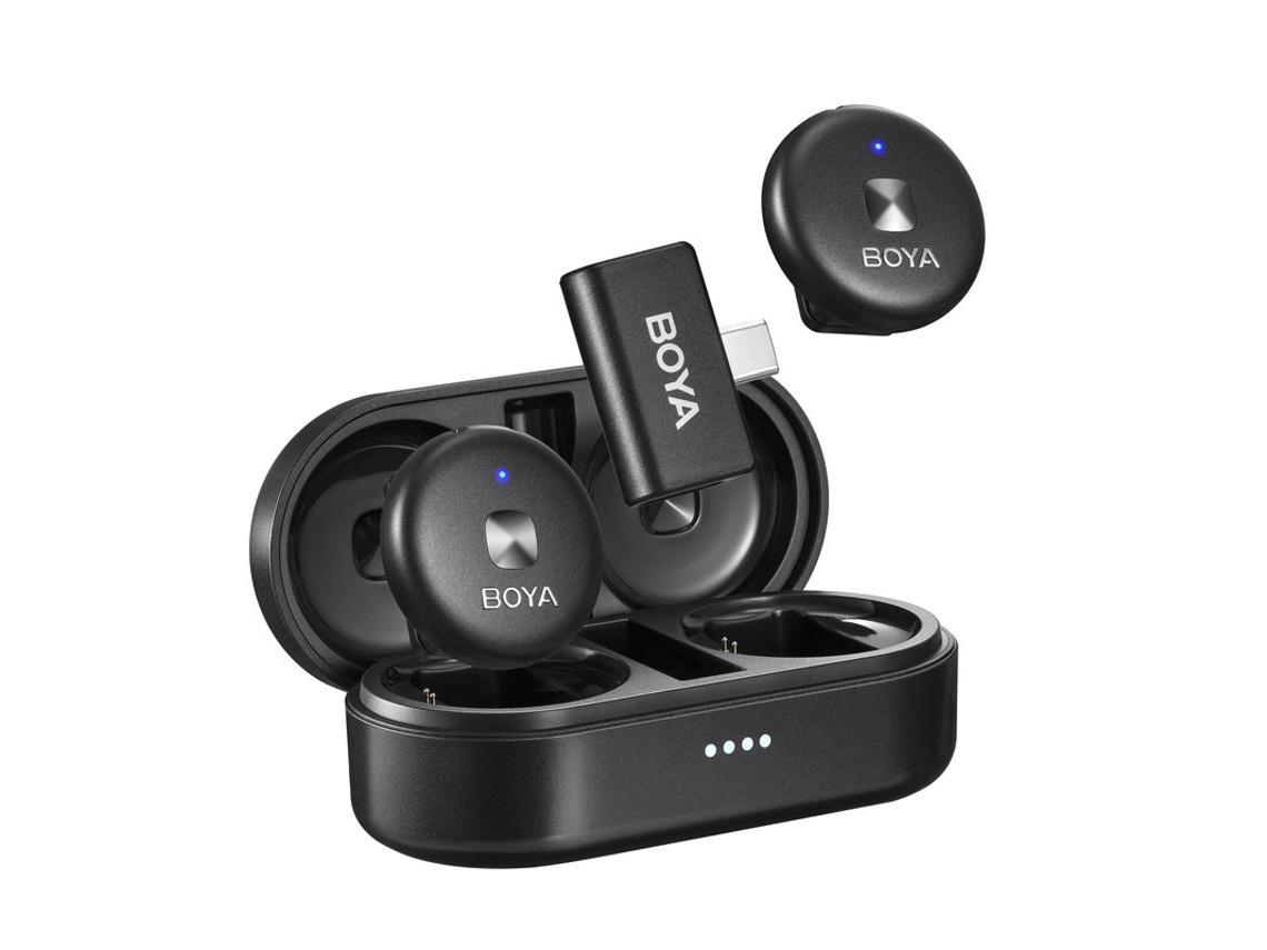 Sistema de Micrófono Inalámbrico BOYA Omic-U Ultra Compacto Rango 50m Android USB-C
