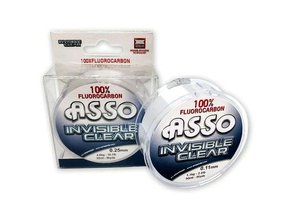 Fluorocarbono Invisible 50 M Branco 0.350 Mmasso