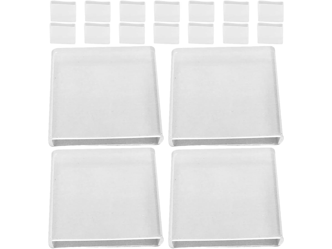 Puntas Pequeñas Transparentes Silicona Antideslizantes Pinzas Perchas Pantalones Paquete 100 Protección Dejar
