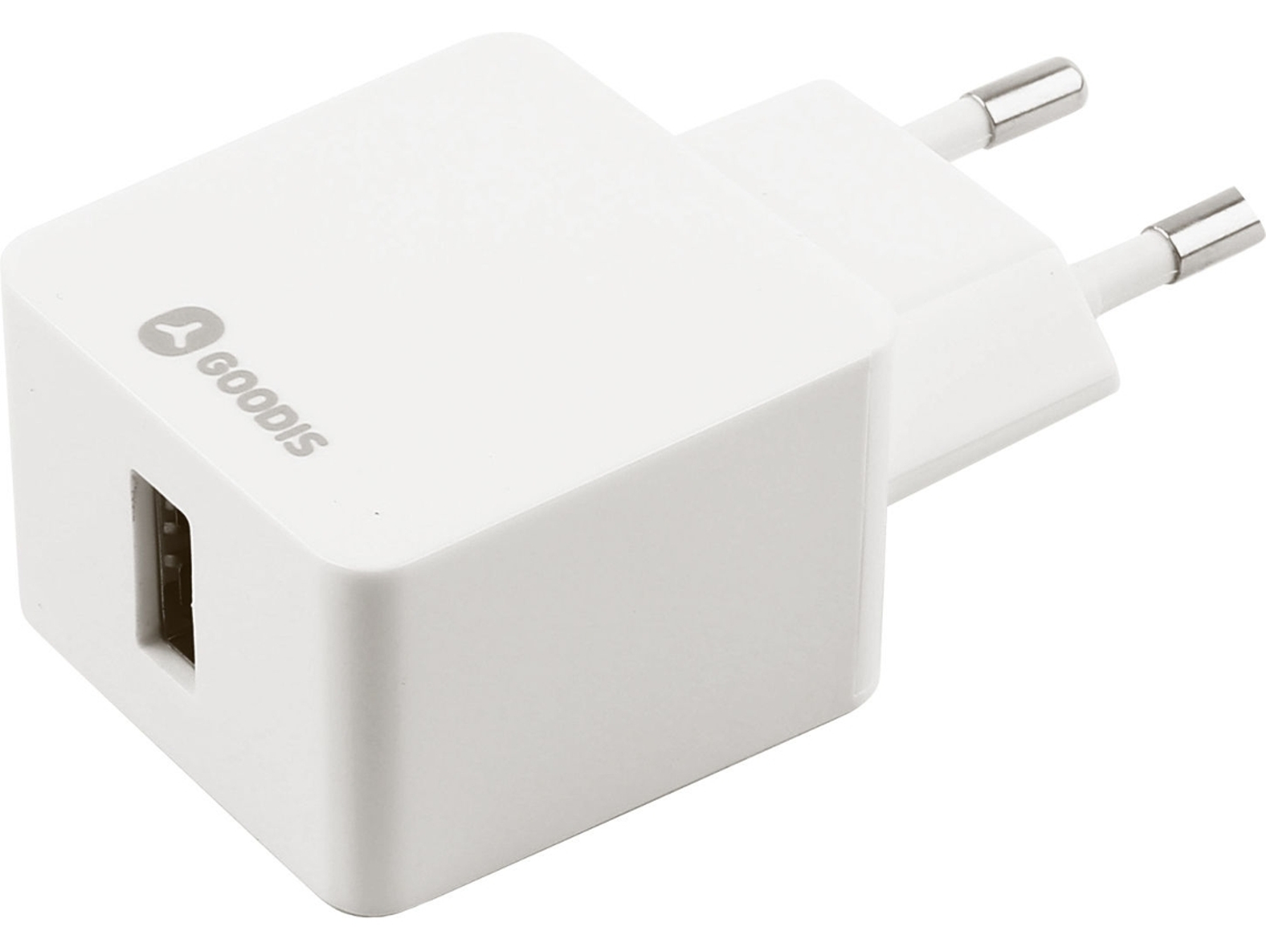 Cargador Adaptador de viaje GOODIS Lightning 5V/2.4A Blanco